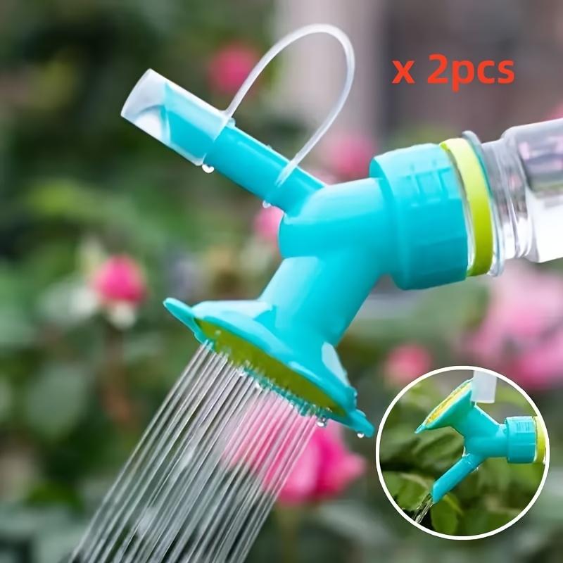 2pcs Random Color 2in 1 Watering Nozzle Sun Flower Automatic Watering Waterer Gardening Beverage Bottle Succulent Irrigation Tools 2PCS