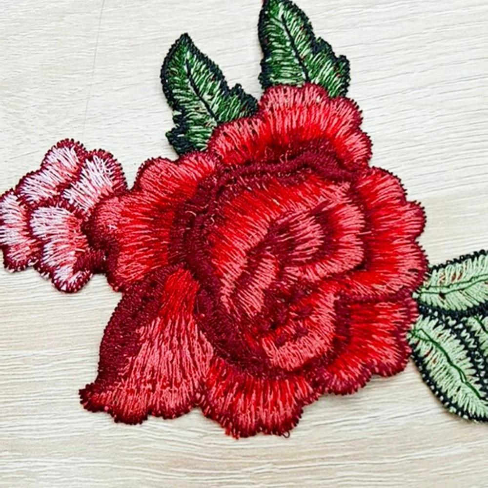 Flori Brodate Cusături Subvenție Embleme Brodate Meșteșug Broderie Retro Broderie DIY Îmbrăcăminte Pantaloni