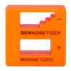 Magnetizer Demagnetizer ABS Portable Tool for Screwdriver Bit Screw Nut Tweezers Orange