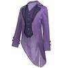 Mens Medieval Vintage Tuxedo Gothic Tailcoat Victorian Coat Carnival Cosplay Costume