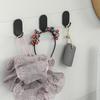 5PCS Wall Hooks Self-Adhesive Waterproof Hooks Strong Load-Bearing Rust-Resistant Hook for Bathroom Kitchen