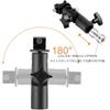TuxFezug Umbrella Camera Flash Strobe Speedlight Speed Angle Adjustable Umbrella Hot Shoe and Screw Tripod Cleaning Cloth Included of Holder, Bracket,