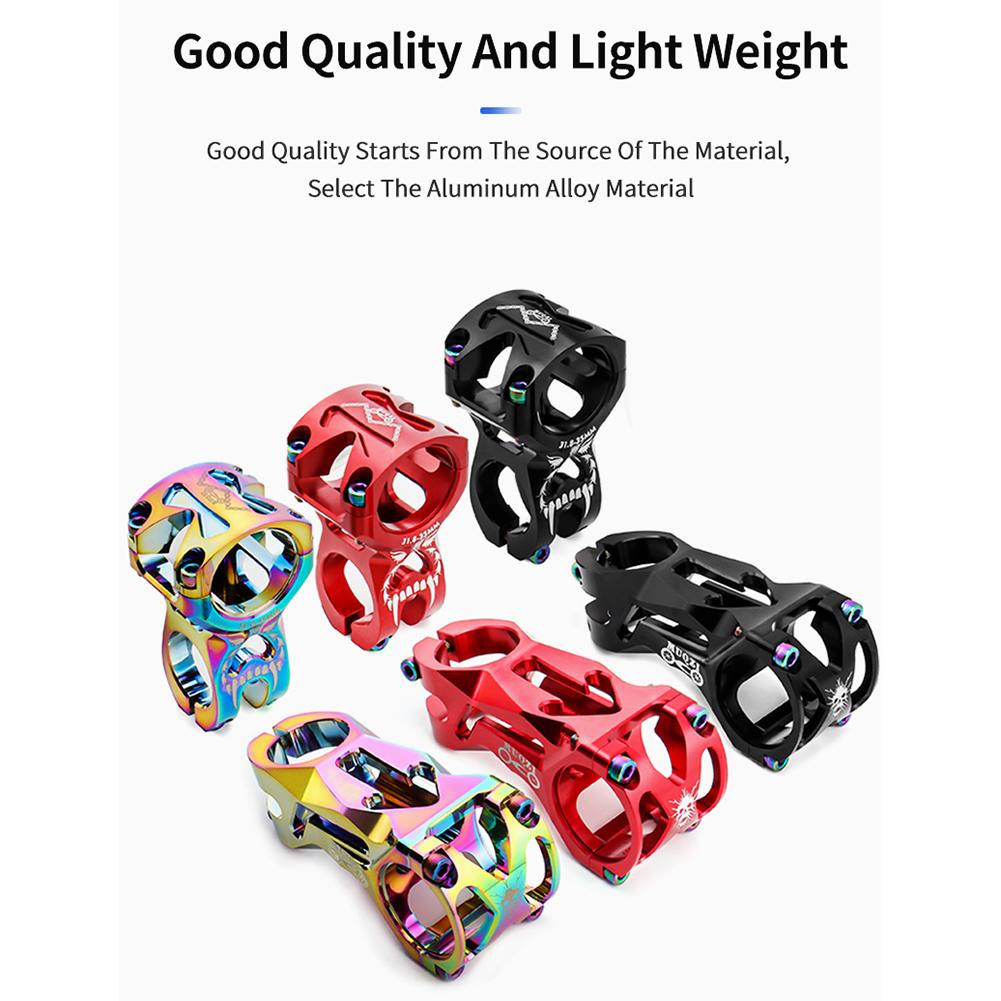Bicycle Stem Parts Aluminum Alloy Cnc Ultra-light Hollow Stem 31.8/35mm Mountain Bike Accessories For Most Bicycles