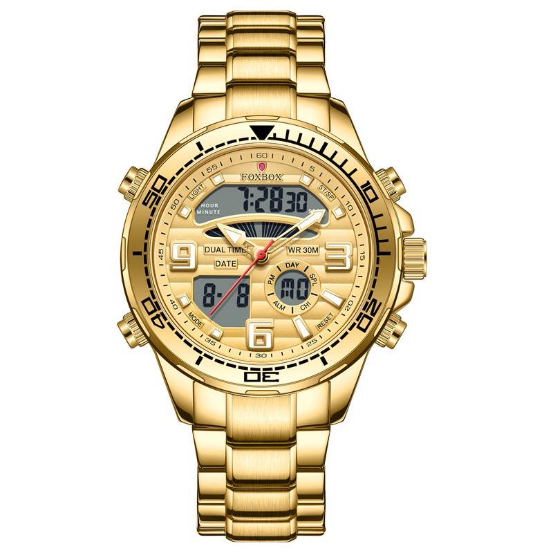 FOXBOX Men`s Sports Watch Dual Display