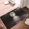 Non-slip Rug Washable Lunar Eclipse Printed Entrance Door Mat Simple Living Room Bedroom Kitchen Rug