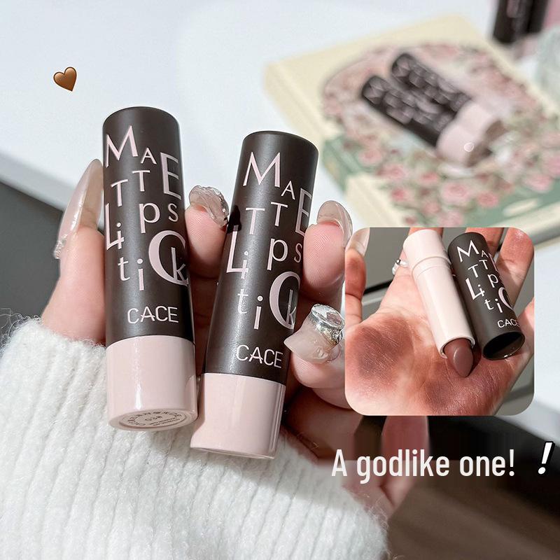 CACE Retro Party Matte Lipstick: Six Colors for Fair and Yellow Skin