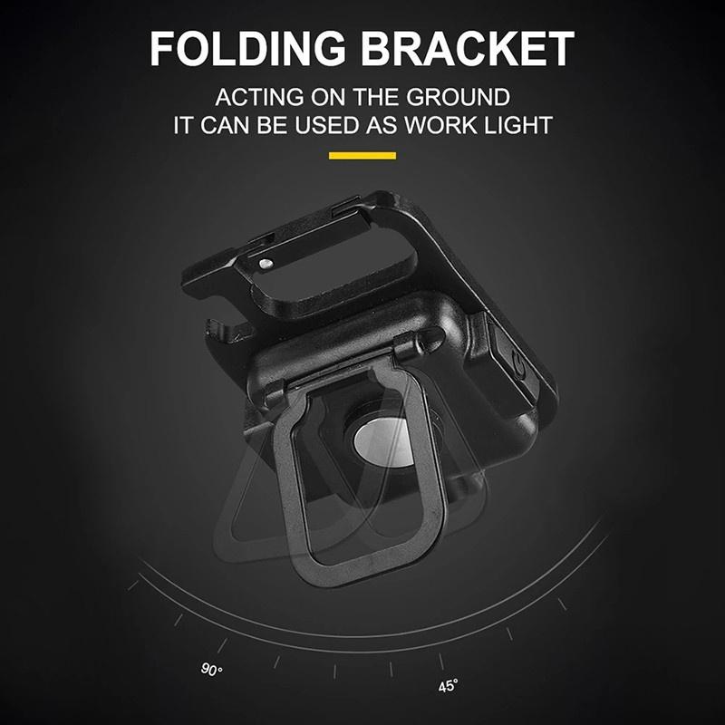 Mini LED Working Light Portable Pocket Flashlight USB Rechargeable Key Light Lantern Camping Outside Hiking COB Lantern