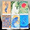 Think Oracle Deck 12*7cm 35 Hand-Painted Cards for Intuition & Emotional Resilience,double-embossed Cardstock