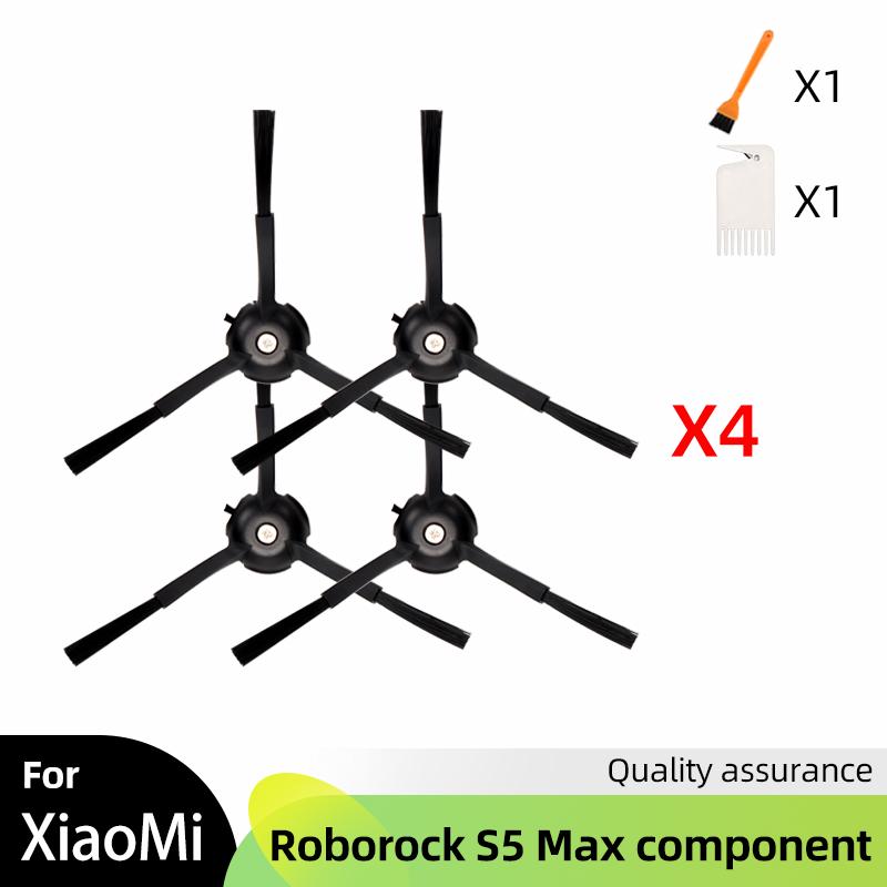 For Xiaomi 1S Roborock S5 S5 Max S6 S6 MaxV S6 Pure E4 E5 Vacuum Cleaner Accessories Main Side Brush Cover HEPA Filter Mop Parts