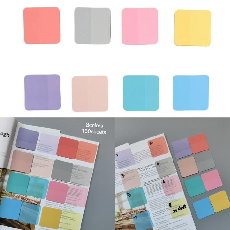 Durability 8 Color Index Tab With Adhesive Backing Portable Classification Sticker for Journals Documents