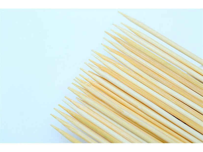Carbonized Bamboo Skewers for Snacks and Barbecue