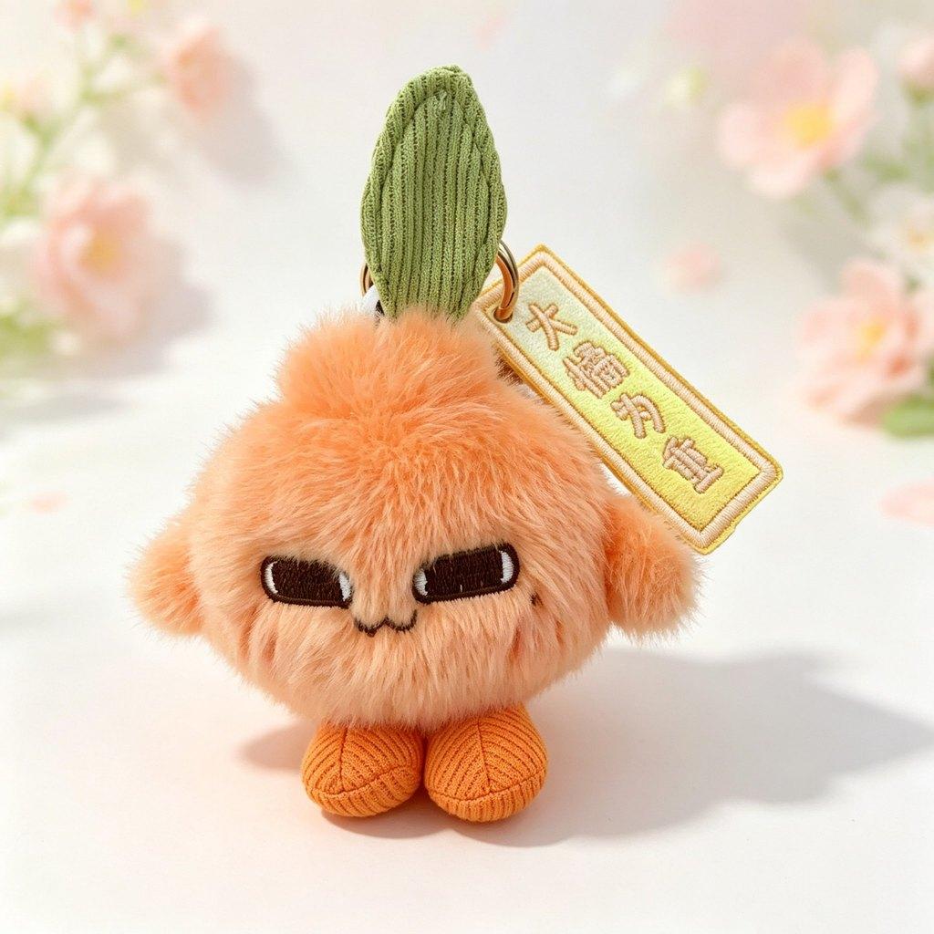 Fruit Plush Toy With Pp Cotton Filling For Graduation Gift And Party Decorations