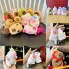 Capybara Plush Keychain Figure Water Otter Stuffed Animal Pp Cotton Child Gift