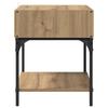 Nightstand Set of 2 Artisan Oak Finish 40 x 40 x 50 cm Engineered Wood