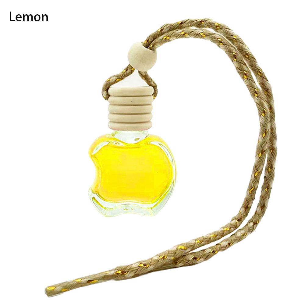 Car Hanging Glass Bottle Air Freshener Empty Bottle Aromatherapy Pendant Diffuser Auto Rearview Mirror Car Air Freshener