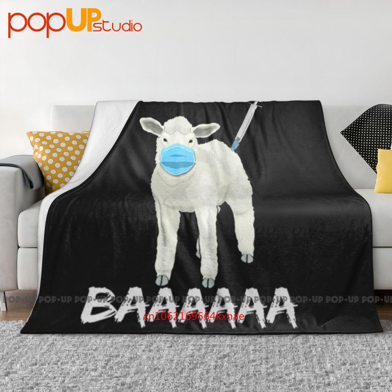 Sheep Or Sheeple Anti Vaccine Ultra-Soft Blanket Quilt Winter Sofa Cover Bed Covers 30x40in