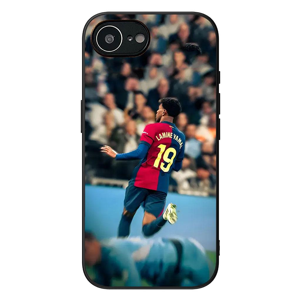 Für Samsung Galaxy A25 A37 A57 A12 A14 A31 A41 A50 A51 A70 A71 A72 A21S A04 M15 Note 20 9 8 10 Hülle Fußball Nr. 19 Football Nr. 19