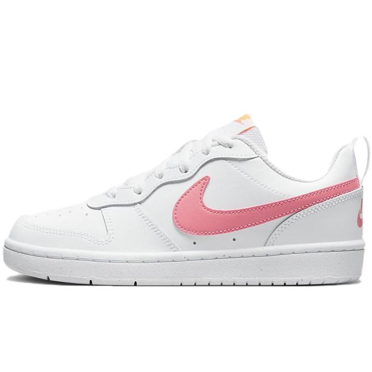 Nike Court Borough Low 2 Low top Skateboard Shoes GS Pink BQ5448-100(Team40-GS)