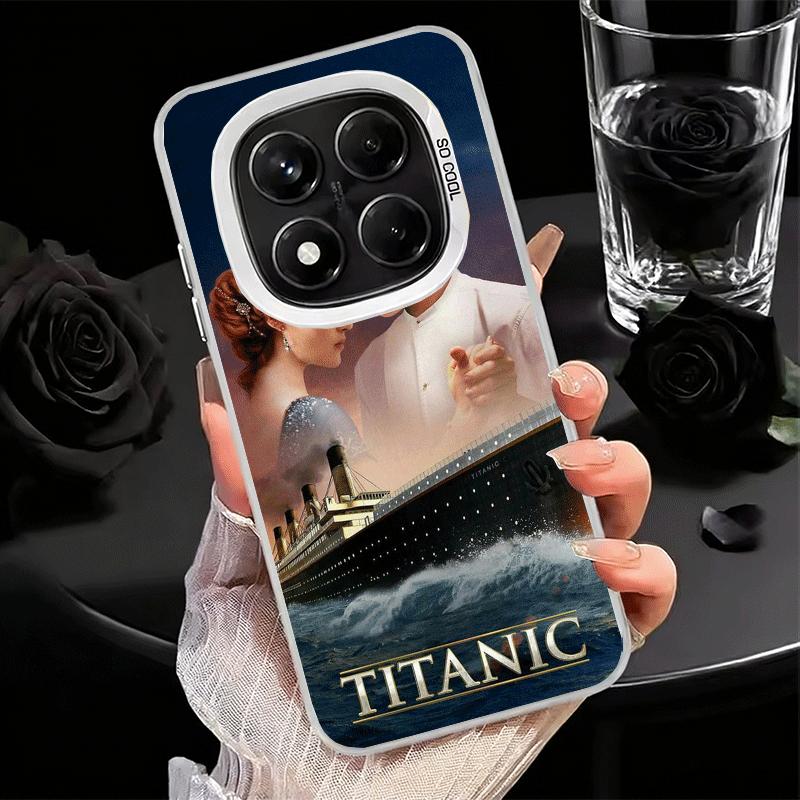 Titanic Film Rose Jack Weiche Handyhülle für Xiaomi Redmi Note 13 14 15 Pro Plus 12S 12 11S 11 11T 10S 10 Stoßfeste Hülle Rückseite S