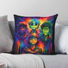 Gorillaz Nebula Drip Square Pillowcase Polyester Linen Velvet Pattern Zip Decorative Throw Pillow Case Car Cushion Cover