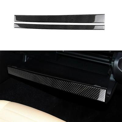 Carbon Fiber for Lexus IS250 2013- Car Co-pilot Storage Box Decoration Trim Sticker Decal Car Interior Accessories