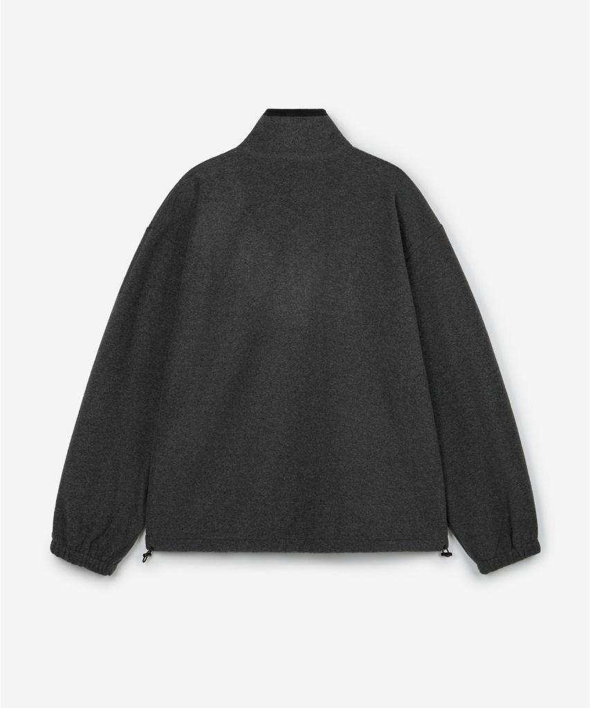TNGT Oversized Fleece Half Zip-Up (Dark Gray) Tnts6F100Cg