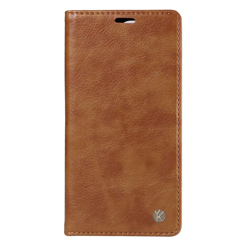 YIKATU YK-006 For Samsung Galaxy A55 5G Case Magnetic Closing PU Leather+TPU Wallet Stand Cover