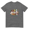 Resist Floral Anti Trump Political Protest TShirt