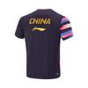 Li Ning Comfortable Casual Minimalist Color Block Short Sleeve T-Shirt Men Tops Century-Purple AAYV085-1