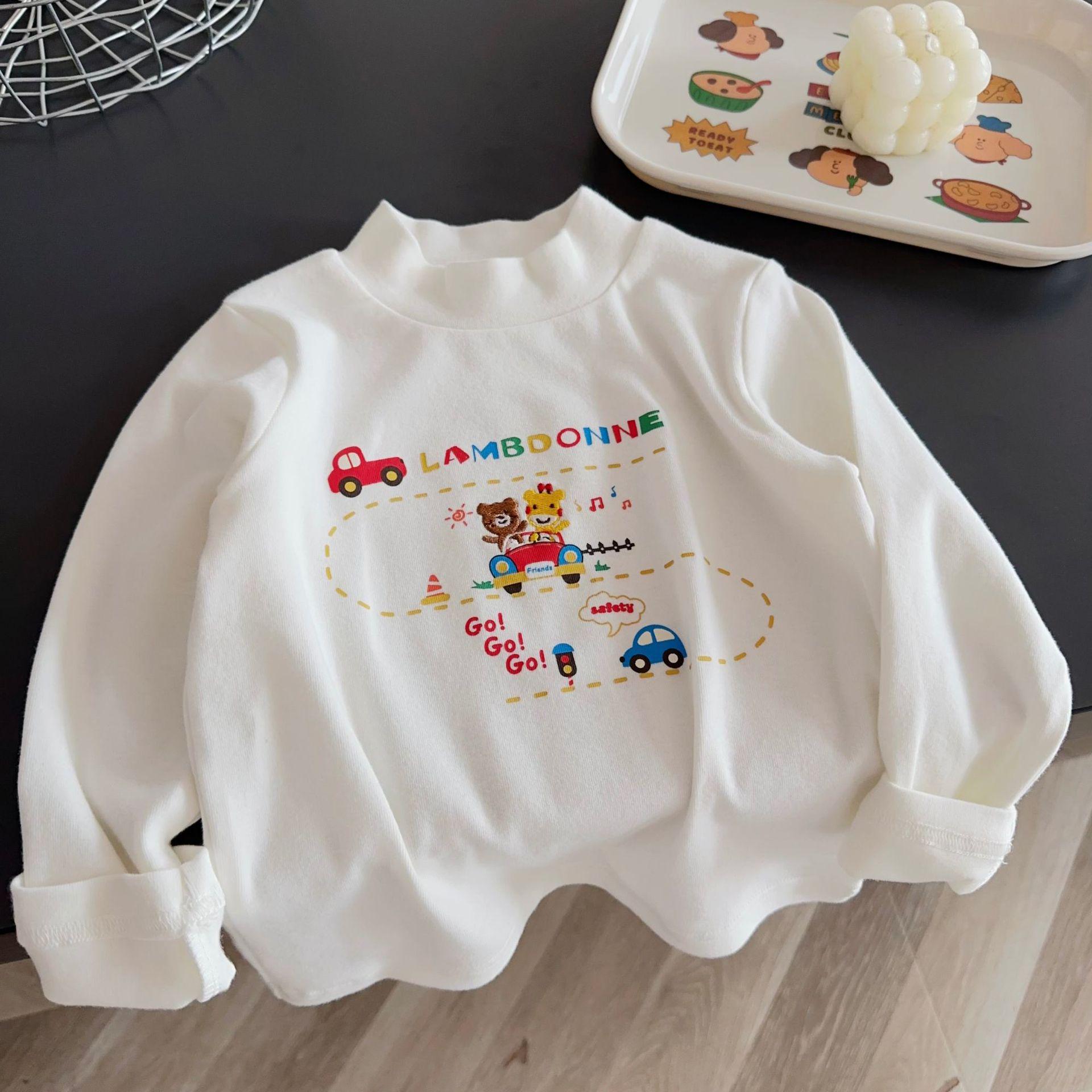 

Autumn 2025 Japanese-Style Kids Long Sleeve Base Layer for Boys & Girls Size 100