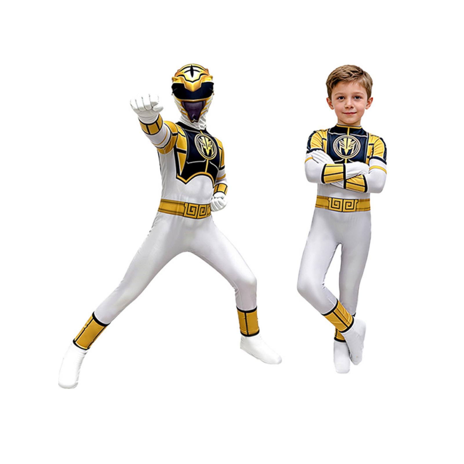 

Full Body Suit Costume for Stage Performance Halloween Cosplay Movie Anime Game Character Outfit with Helmet and Gloves Included 120 золотой