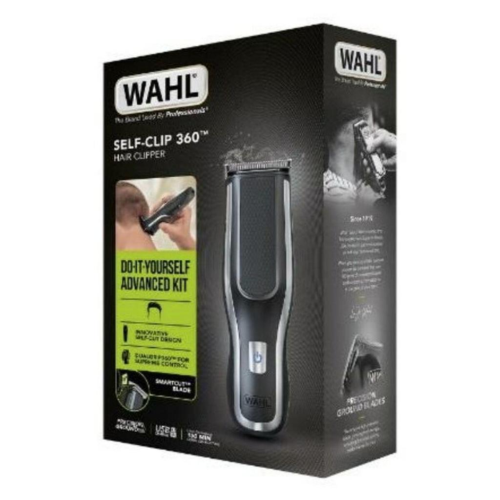 Wahl Self-Clip 360 electric hair clipper 150 min runtime black and silver