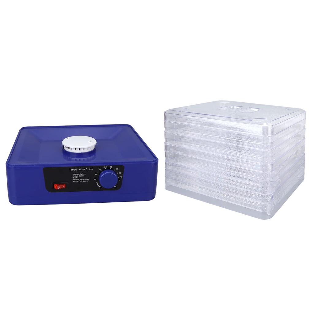 Food Dehydrator Machine High Heat Circulation Fruit Dryer 8 Trays for Kitchen 350WEU Plug 220V
