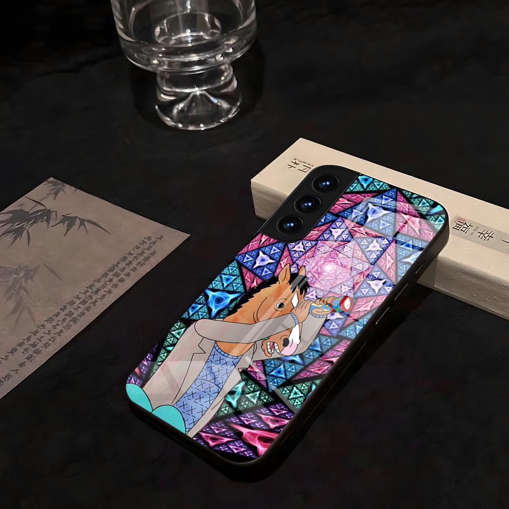 

BoJack Horseman Phone Case For Samsung S 25 26 24 23 22 21 Ultra 10 Plus A16 Pro Fe 20 Note 34 S30 Glass Shockproof Samsung s23ultra
