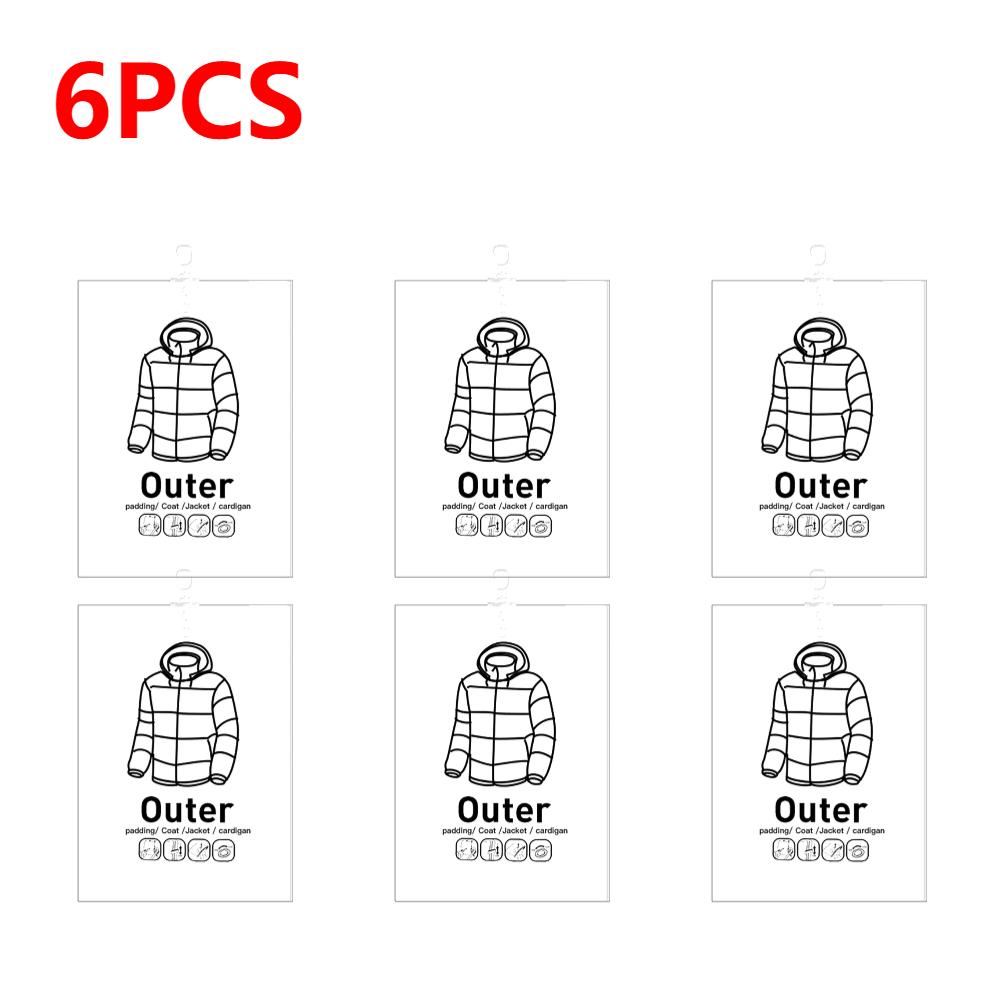 1-10PCS Hang Transparent Vacuum Bag Storage For Clothes Down Jacket Overcoat Compression Home Organizer Wardrobe