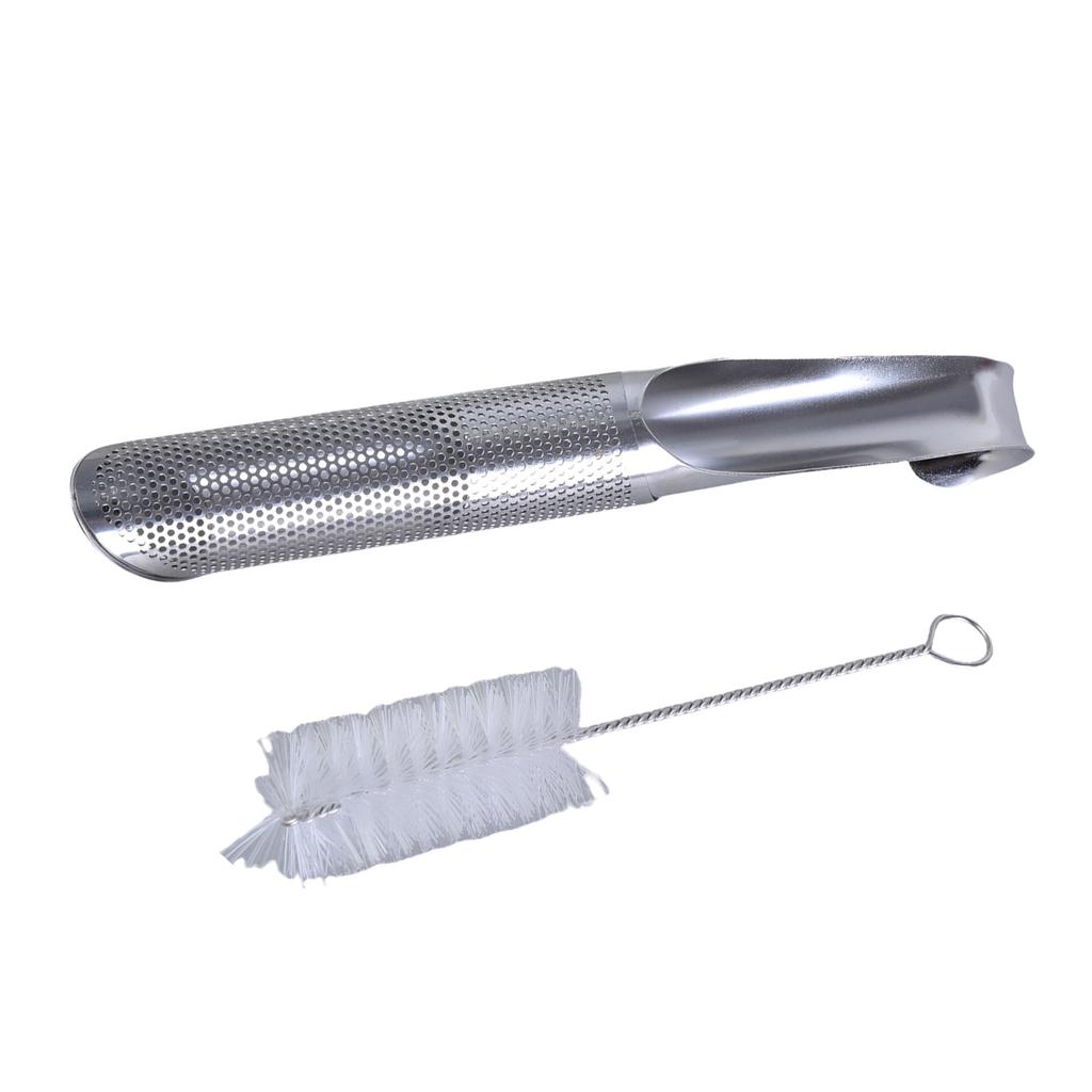 Praktyczny dyfuzor do herbaty ze stali nierdzewnej z haczykiem do zawieszania, uchwytem, rurką sitkową spożywczą do herbaty liściastej i kawy