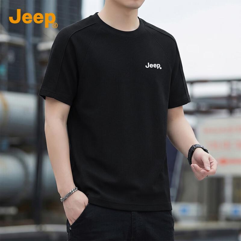 

JEEP Men s Heavyweight Short Sleeve T-Shirt M