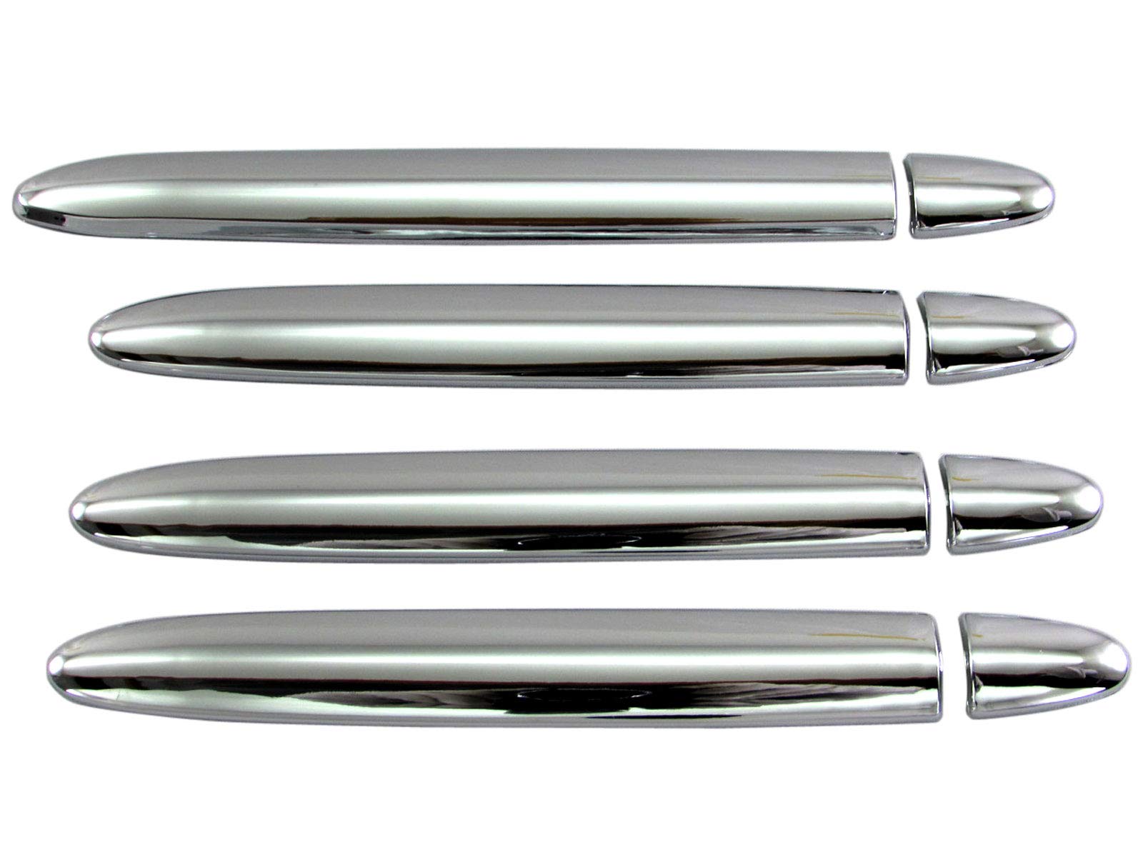 

BRIGHTZ Tanto Custom Chrome Door Handle F Set Fits Tanto Part Number 16458 L375S/L385S Covers, Half-Type, [DIHT-NOBU-A3B0E1], L375, L385, 375, 385,