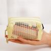 Honeycomb Mesh Square Storage Bag Portable Headset  Key Storage Bag Lipstick Data Cable Portable Coin Purse