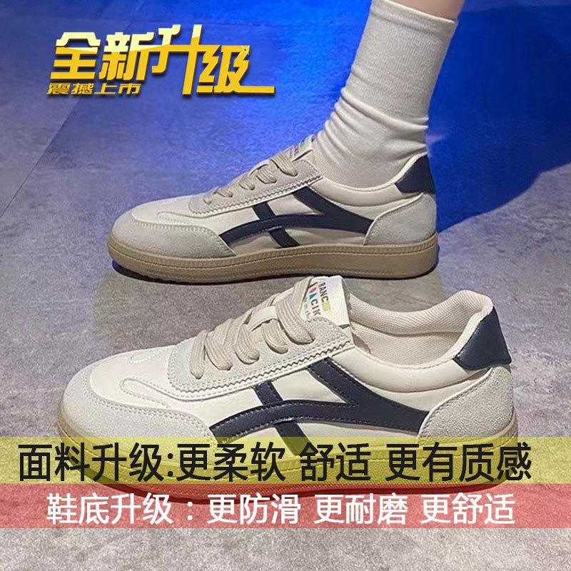 

Flat-bottomed casual sports shoes women s spring 2025 new college style versatile fashion soft-soled white shoes board shoes 40
