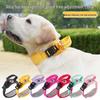 Cross Alloy Buckle Double Layer Tactical Dog Collar, Anti-Explosion Neck Strap for Small, Medium, and Large Dogs.