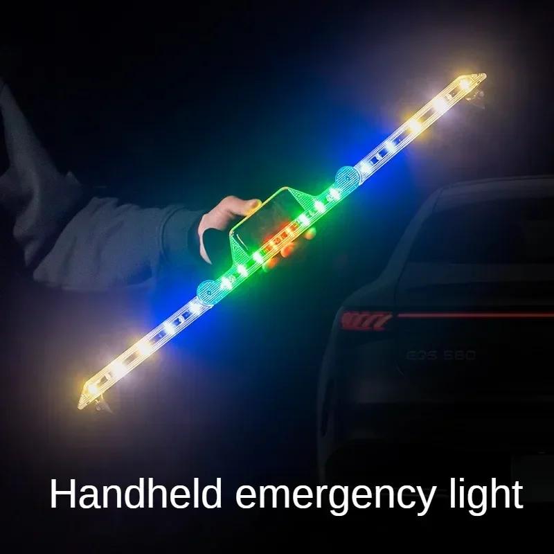 Lumini stroboscopice cu LED-uri solare pentru lampă de avertizare pentru grătar de urgență auto 18 led-uri pentru parbriz Lumină anti-coliziune Accesorii auto