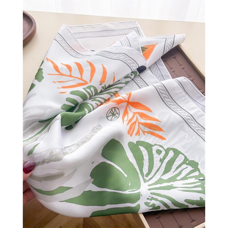 Korean Unique Printed Square Scarf For Women Fashion Accessory