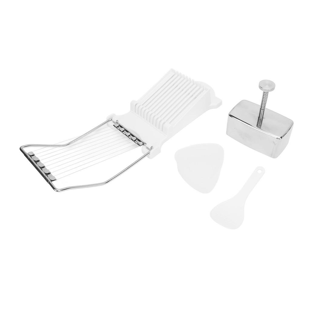 Musubi Press Sushi Rice Molding Egg Cutter Set Onigiri Molding Set Kitchen Supplies
