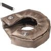 T4 Titanium Turbo Blanket Heat Shield Charger Cover Wrap For T4 GT40 GT42 GT45 With Locking Springs,Cover Fiberglass Turbo Charger Cover Heat Shield