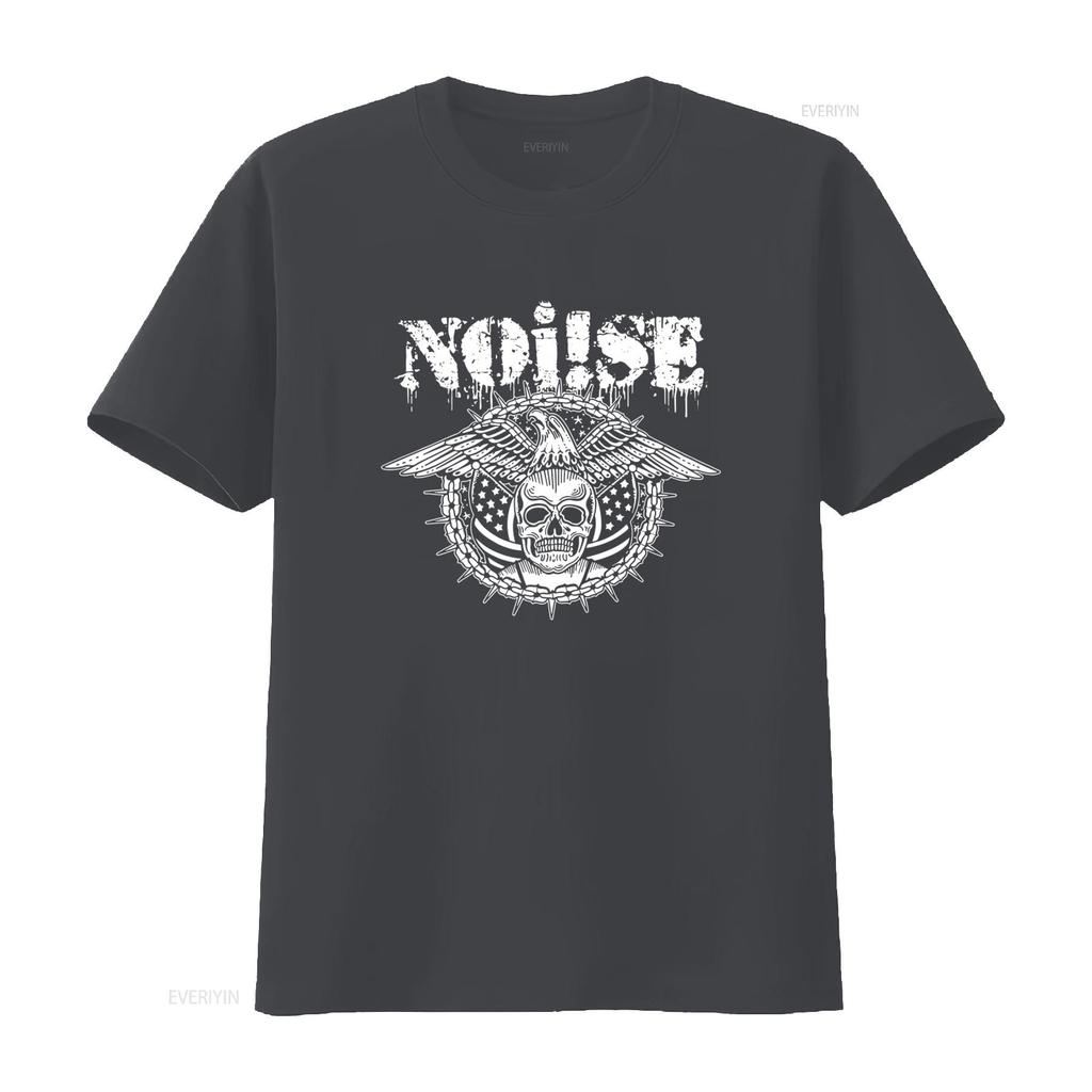 Noise Eagle Skull T Shirt Next Level Apparel XL Skinhead Oi Punk Skins Style Bold Design for Edgy Fashion vintage Washed