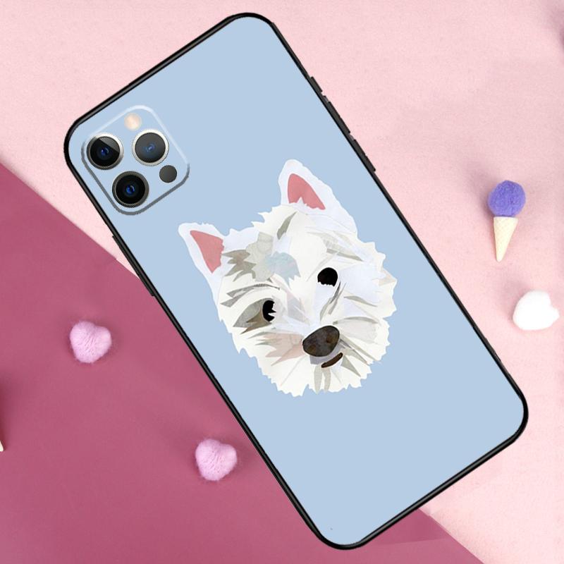 Westie Scottie Scottish Terrier Phone Case For iPhone 13 14 15 16 Pro Max Plus 11 12 Pro Max 7 8 X XS XR 12 13 Mini Cover