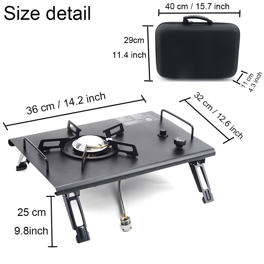 Portable High-Fire Folding Gas Stove for Camping and Picnics