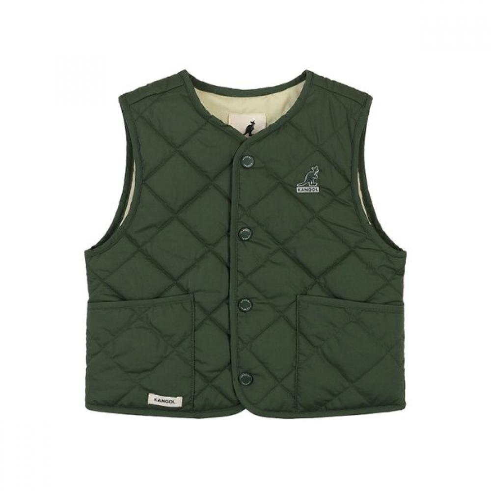 Kangol Детский легкий стеганый жилет Хаки Sa 0a01 Khaki/090
