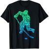Ice Hockey Player Youth Men Boys Girls Boys Cotton Men T Shirt S